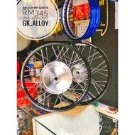 RIM ALLOY HITAM PNP SCOOTER YAMAHA EGO , EGO S, SOLARIZ, AVANTAZ, EGO LC, NOUVO S