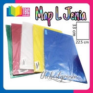1 PCS MAP L JENIA / FILE BUSINESS / MAP FILE / PLASTIC MAP L / MAP L PLAIN