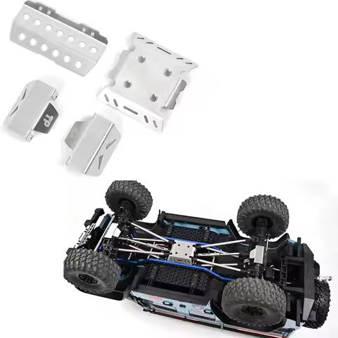 Metal Chassis Armor Guard Plate for 1/8 RC Crawler MJX H8H