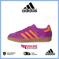 Adidas x GAZELLE Purple Orange Sneakers Low Cut Indoor Women