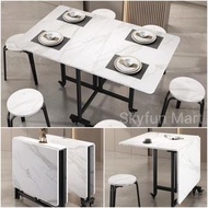 簡約可移動折疊餐桌|Foldable Mobility Dining Table [傢俬, 客廳, 組合櫃, 茶几, 小桌, 桌, 枱, 台, 電腦桌, 工作枱, 工作桌, 椅, 櫈, 長櫈, 沙發|
