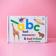 3y | ABC Flash Card | ABC Portable Water Colouring Flash Card  – Kad Mewarna & Kad Imbas I Huruf ABC