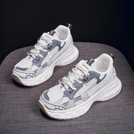 2026 Summer Korean Version Breathable Daddy Shoes Female Student Casual Sports Shoes Female Thick-So