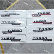 For Mercedes-Benz E-Class / C-Class AMG, Rear Trunk Emblem Badge, E63s E43 E53 C63 Black Car Tail Lo