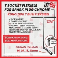 GRIP-ON 88-014 T FLEXIBLE SOCKET 14 MM - FLEXIBLE SPARK PLUG SOCKET WRENCH 14