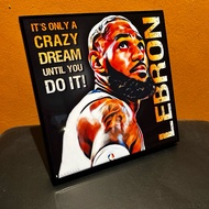 LeBron James : Motivational NBA Pop Art Poster Frame