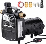 TOPWAY Cast Iron Water Transfer Pump, 115V 1/2HP 1500 GPH Portable High Pressure Electric Utility Wa