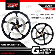 TPC G-REN GR5 RAIDER150/FI MAGS 1.6X1.85 (MATTE BLACK, GLOSSY BLACK, BLUE, GOLD, ORANGE, SILVER)