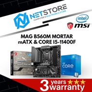 PWP MSI B560M MORTAR mATX & INTEL CORE I5-11400F PROCESSOR