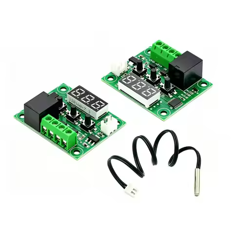W1209 DC 12V Red/Blue heat cool temp thermostat temperature control switch temperature controller XH