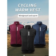 WOSAWE Fleece Gilet vest Warm Waterproof Cold Cycling vest