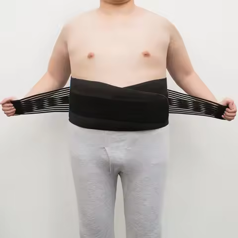 Big Size 5XL 6XL Lower Back Support Brace Male Waist Back Posture Corrector Female Waist Support Bel
