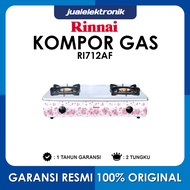 Rinnai Kompor Gas 2 Tungku Stainless - RI-712-AF / RI712AF