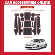 Toyota Altis 2014-2017 Interior Slot Mat