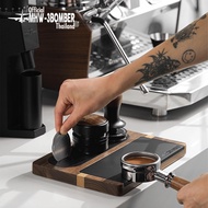 MHW-3BOMBER Walnut Tamping แท่นวางแทมป์กาแฟ และ Portafilter ขนาด 51 - 58 mm