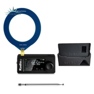 Pocket HF SW MW VHF All Band Mini Radio Receiver Si4732 V3 Shortwave Radio with Radio Stand