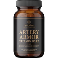 Vitamin D3 K2 plement 5000 IU 100 mcg MK7 –  D3+K2 Capsules for Artery Health, Heart port & Strong B