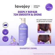 [NEW Bundle 2 in 1] lavojoy Repair Me Now Shampoo 280ml & Hair Mask 250ml Iris Garden | Repair & Shi