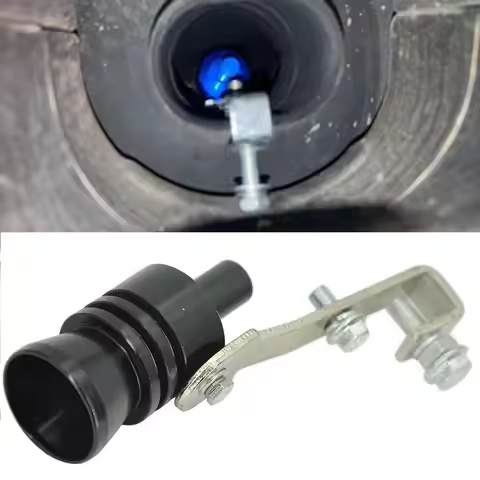 1Pcs Auto Accessories Turbo Sound Whistle Vehicle Refit Exhaust Pipe Sound Simulator Universal S/M/L