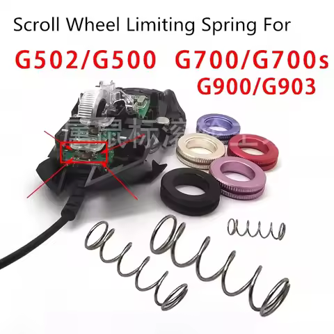 2pcs/pack Mouse ‌Scroll Wheel Limiting Spring For Logitech G502 G500 G500S G700 G700S M705 MX1100 M9