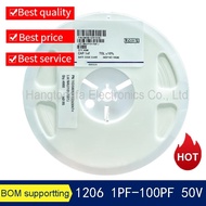 4000PCS Chip Capacitor 1206 0805 0603 2.7P 4.7P 10P 22P 33P 47P 75P 100P PF 3216 101J NPO 50V  A REE