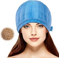 NEWGO DE Grain Pillow - Microwave Heat Cushion for Head Heating Pad Hat Tension Headache Migraine He