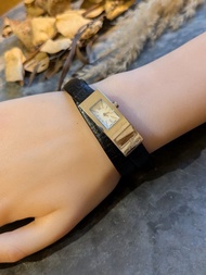 FENDI 兩圈皮環 (中古)石英錶