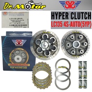 ♕LC135 4S 5S LC 135 5YP 55C 2S4 HyperClutch 6 Spring Hyper Clutch SYS Clucth Plate Besi SCK Clutch R