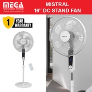 MISTRAL MSF1630DR 16" DC STAND FAN WITH REMOTE