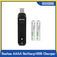 Beston 1.2V AAAA e96 Charging Battery And USB Charger For Microsoft Surface3 Handwriting Pen
