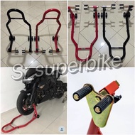 UNIVERSAL MOTORCYCLE FRONT FORK PADDOCK STAND FOR SUPERBIKE