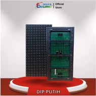 PANEL MODUL LED RUNNING TEXT P10 DIP PUTIH WHITE FULL OUTDOOR CAILIANG