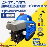 ATLANTIC WJ-1000 HIGH PRESSURE WASHER WATER JET SPRAYER 120 BAR Automatic Induction Pump Mesin Basuh