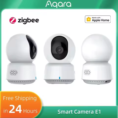 Aqara Smart Camera E1 Baby Security Monitor 2K HD 360° Auto Tracking 2-Way Talk AI Human Face Detect