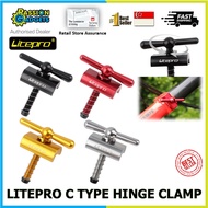 Litepro C Type Hinge Clamp For 3Sixty Folding Foldable Bike