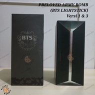 [PRELOVED] Bts Lightstick / LS (Army Bomb) version 1 & 3 Official