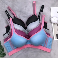 < Mordenco > Sports Style Color Jumping Breathable Wireless Underwear Set B~C Cup Comfortable Close-