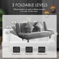 ✖✾✓[READY STOCK] FINSSO: IDRIS Living room 2 in 1 Foldable Sofa Bed (2 seater or 3 seater or 4 seater)