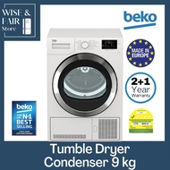 BEKO 9KG CONDENSER DRYER - DCB93166W