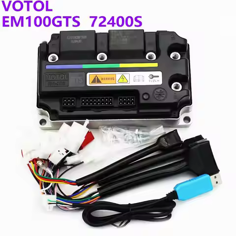 VOTOL EM100GTS 72400S 48 to 70v 200A 3kW brushless DC programmable electric motorcycle QS intelligen