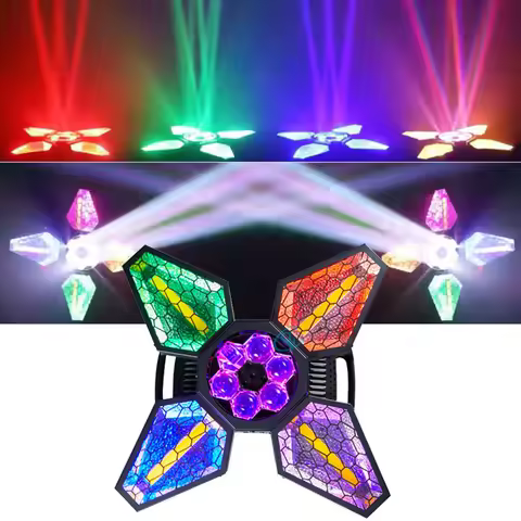 Newest Four-leaf Led 350W Retro Moving Head Light Stage Effect Light DMX With Rgbw Bee Eye Beam Disc