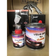 Clear viva 4:1 with hardener / clear 2k Cepat kering