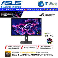 ASUS ROG Strix OLED XG27AQDMG gaming monitor ― 27-inch 1440P glossy WOLED, 240Hz, 0.03ms, custom hea