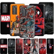 Marvel Spiderman Silicone Case Huawei P30/P30 Lite/P30 Pro/P40/P40 Pro Soft Cover Casing