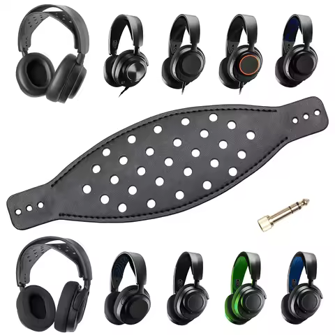 Wide Leather Headband Strap for SteelSeries Arctis Nova Pro, Nova 7/7X/7P, Nova 1/1P/1X, Nova 5/5X/5