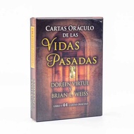 Past Life Oracle Cards A 44 Tarot Spanish Version Divination Edition FortuneTelling Deck Borad Playi