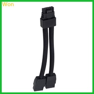 Won 2x8PIN to 16PIN GPU Extension Cord Connector for 3090Ti 4070Ti 4080 4090
