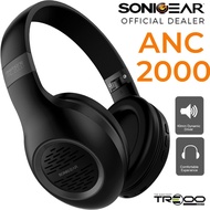 SonicGear Airphone ANC 2000 Wireless Bluetooth v5.0 Active Noise-Cancelling Over-Ear Headphone with Microphone