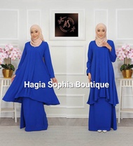 Saloma Baju kebaya classic by hagia sophia 100% ironless kebaya moden Raya 2024 Dress