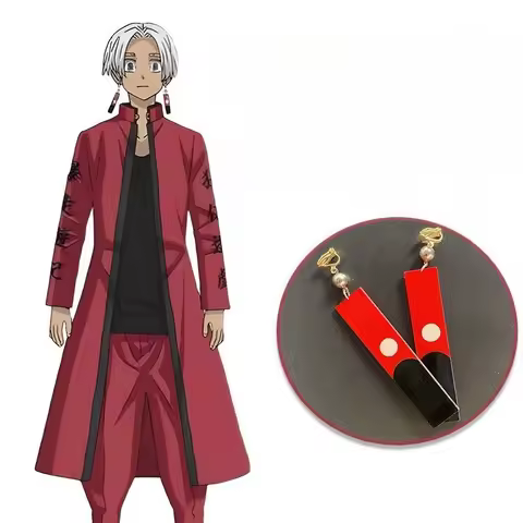 Revengers Izana Kurokawa Cosplay Earrings Ear Clip Pendant Halloween Costume Accessory Prop